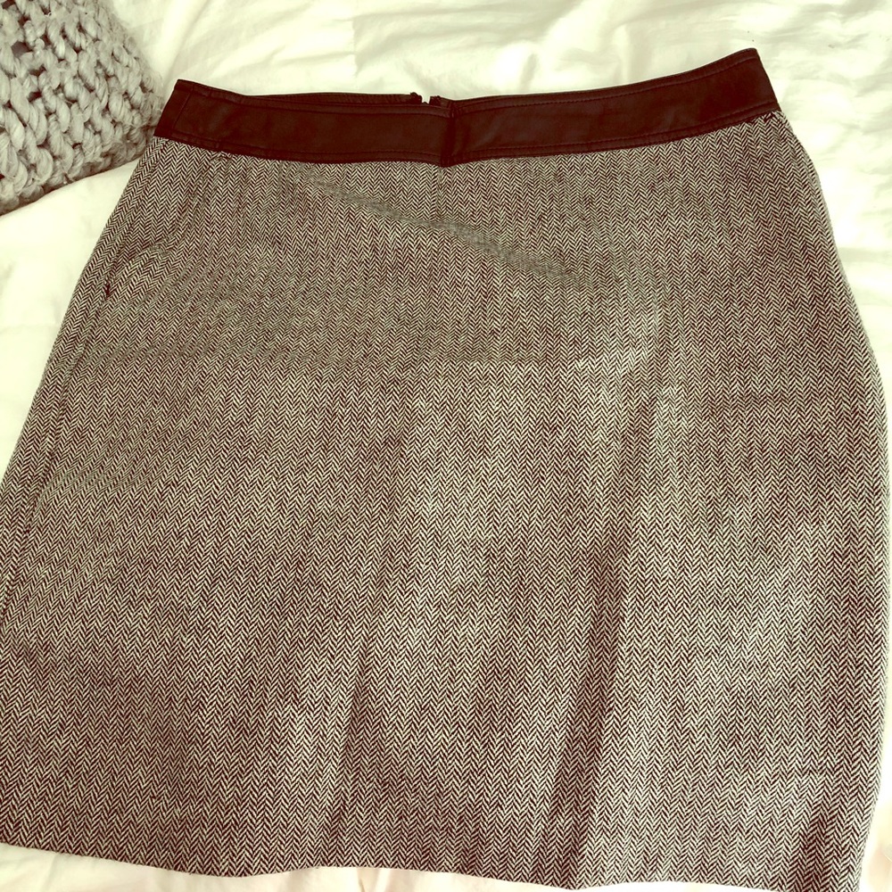 Herringbone skirt
